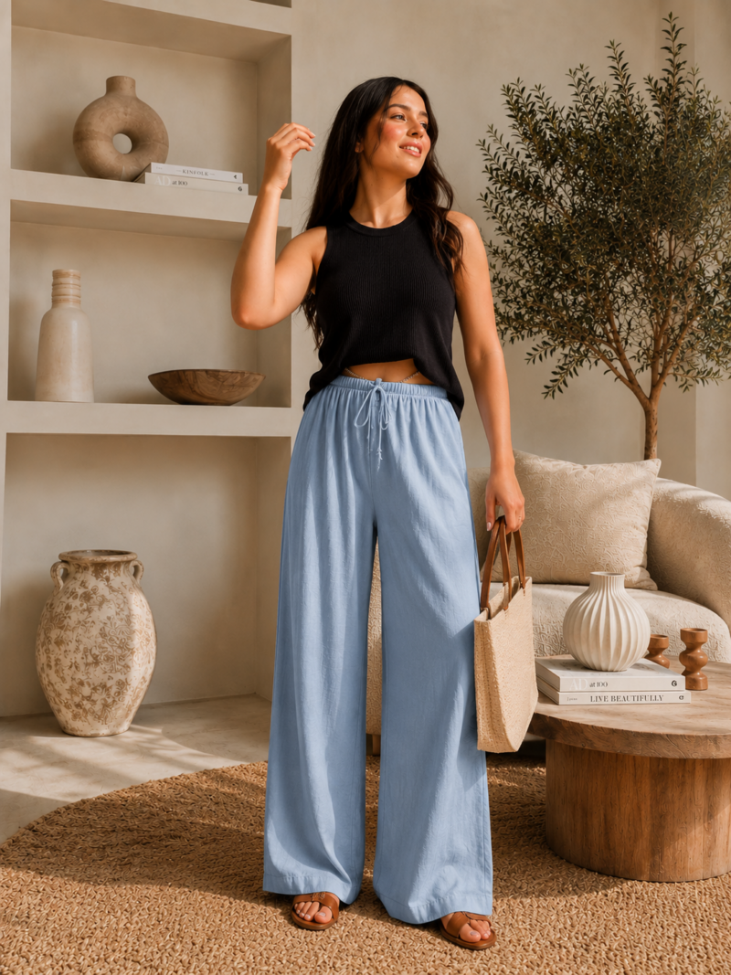 pantalon lenin large