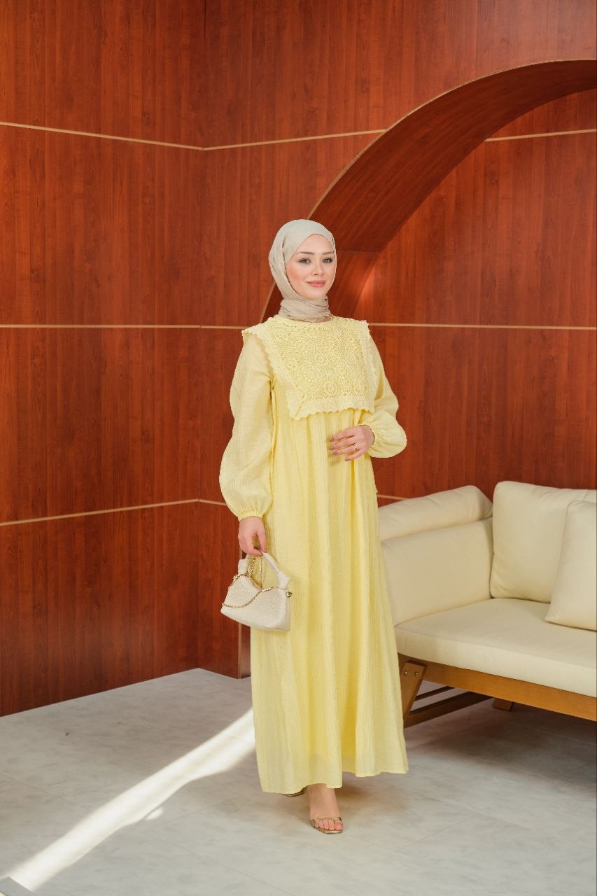 robe hazar– jaune robe hazar– jaune